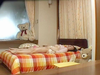 MILF Cumslut Pounded by Both Sons on Hidden Cam in Tokyo Hotel Room