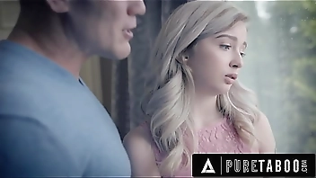 PURE TABOO Obedient Petite Virgin Lexi Lore Receives Very Special Hug From Stepdaddy Derrick Pierce