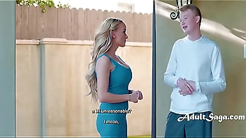 StepMom Makes StepSon Do Whatever The Neighbor Wants As An Apology